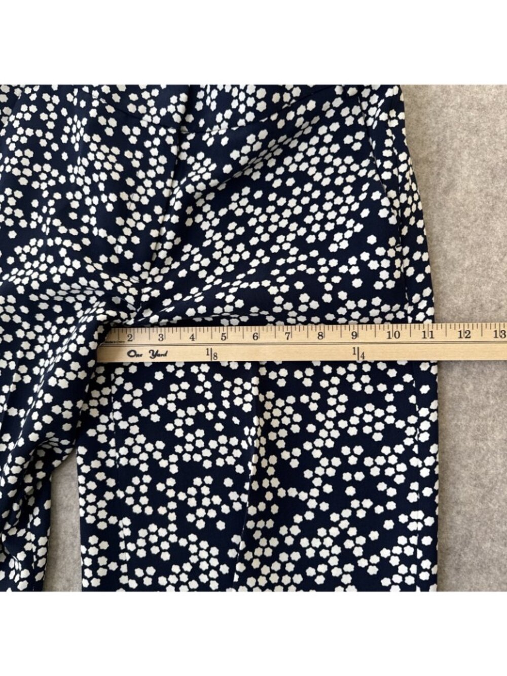 Boden Nancy Culottes Womens 2P Navy Floral High Waist Cropped‎ - Picture 8 of 13